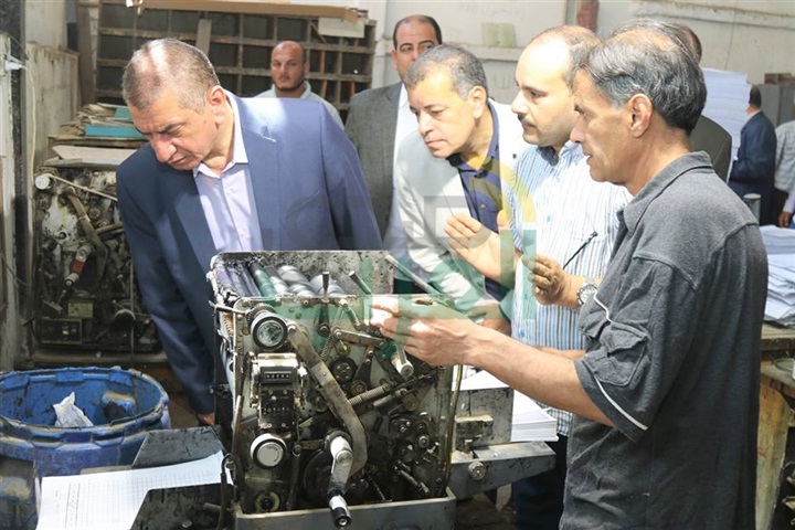 بالصور.. محافظ كفرالشيخ: مطبعة جديدة مزودة بأحدث التكنولوجيا بتكلفة 7 مليون جنيه