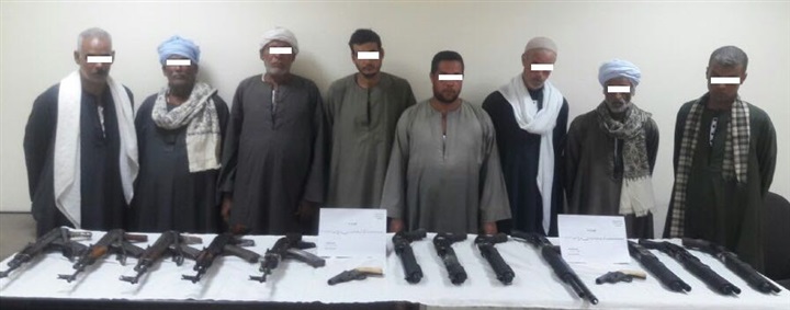 خلال أسبوعين.. ضبط 702 قطعة سلاح و705 متهمًا 