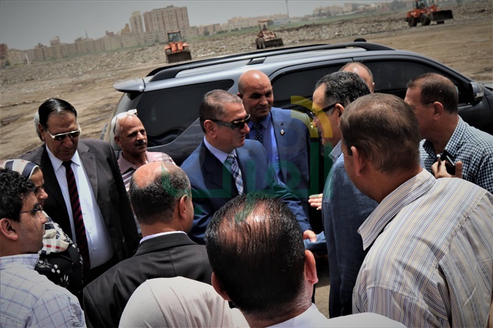 بالصور.. محافظ كفر الشيخ يضع حجر الأساس لمشروع "تحيا مصر" لإسكان الشباب