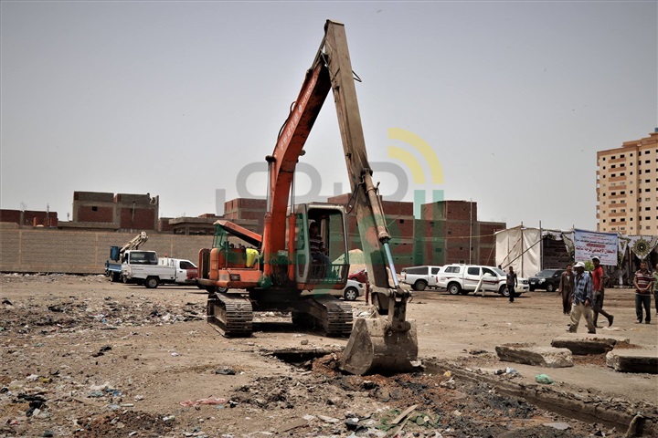 بالصور.. محافظ كفر الشيخ يضع حجر الأساس لمشروع "تحيا مصر" لإسكان الشباب