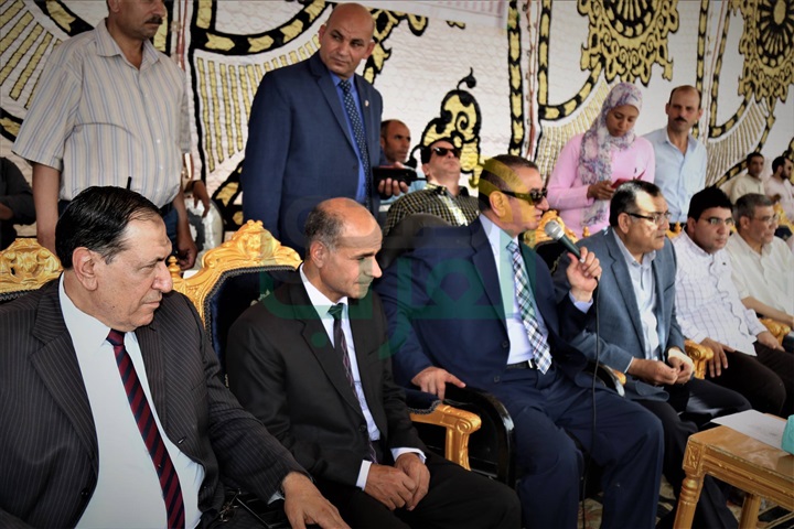 بالصور.. محافظ كفر الشيخ يضع حجر الأساس لمشروع "تحيا مصر" لإسكان الشباب