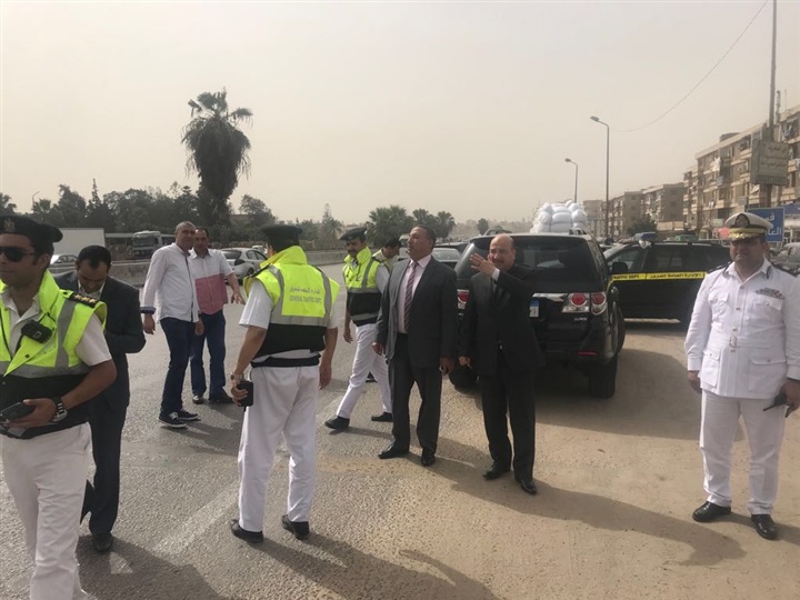 بالصور.. «الدجوي» و«الأشقر» يتأكدان من تنفيذ الخطة المرورية فى رمضان