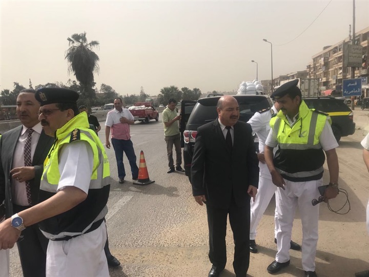 بالصور.. «الدجوي» و«الأشقر» يتأكدان من تنفيذ الخطة المرورية فى رمضان