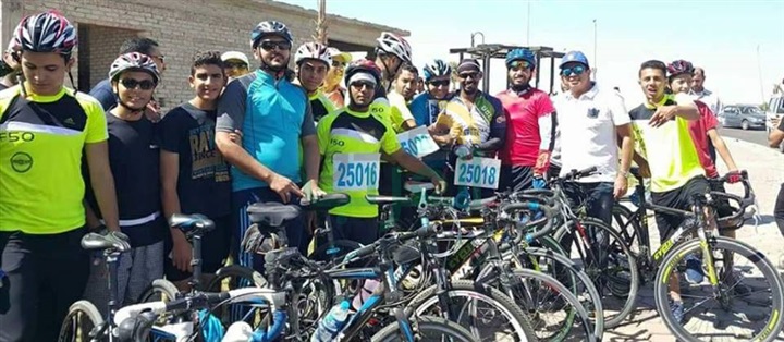 انطلاق مسيرة بالدرجات احتفالا بالعيد القومى الـ41 لمدينة العاشر من رمضان  