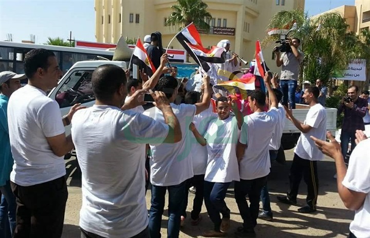 انطلاق مسيرة بالدرجات احتفالا بالعيد القومى الـ41 لمدينة العاشر من رمضان  
