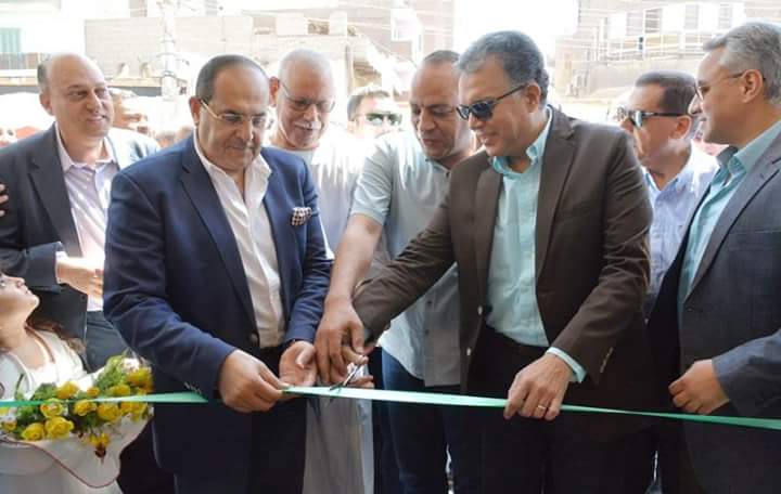 محافظ سوهاج ووزير النقل يفتتحان محطة سكك حديد المنشاه بعد تطويرها بتكلفة 6مليون جنيه