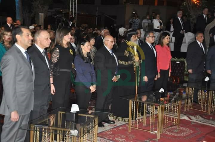 بالصور.. محافظ الجيزة يشارك احتفالية دخول العائلة المقدسة إلى أرض مصر بالمتحف القبطى بمصر القديمة