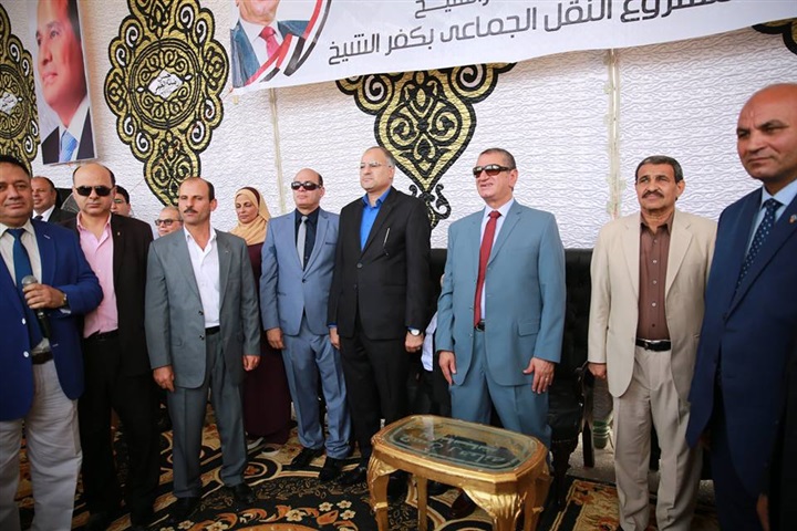 بالصور.. محافظ كفر الشيخ يطلق المرحلة الأولي لتشغيل مشروع النقل الداخلى 