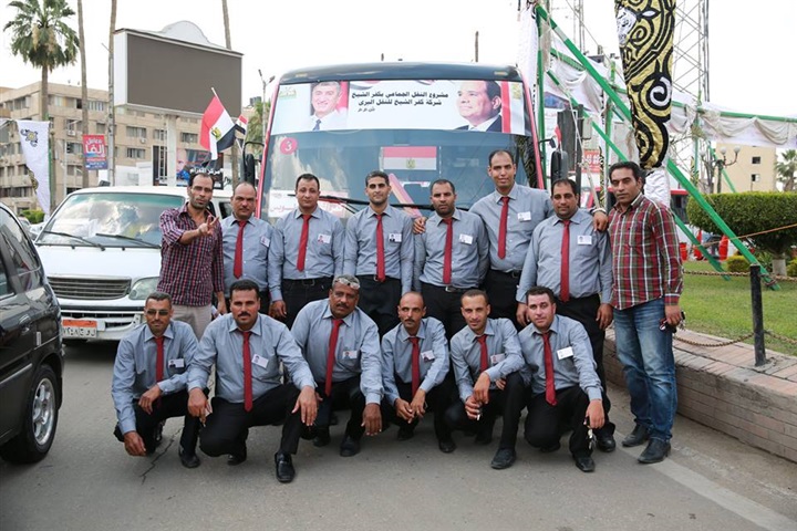  بالصور.. محافظ كفر الشيخ يطلق المرحلة الأولي لتشغيل مشروع النقل الداخلى 