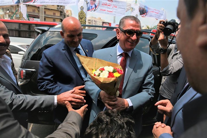  بالصور.. محافظ كفر الشيخ يطلق المرحلة الأولي لتشغيل مشروع النقل الداخلى 