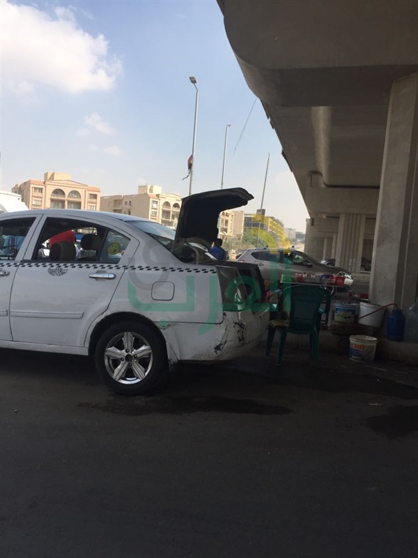 بالصور.. كارثة أسفل كوبري محور محمد نجيب بالتجمع الخامس