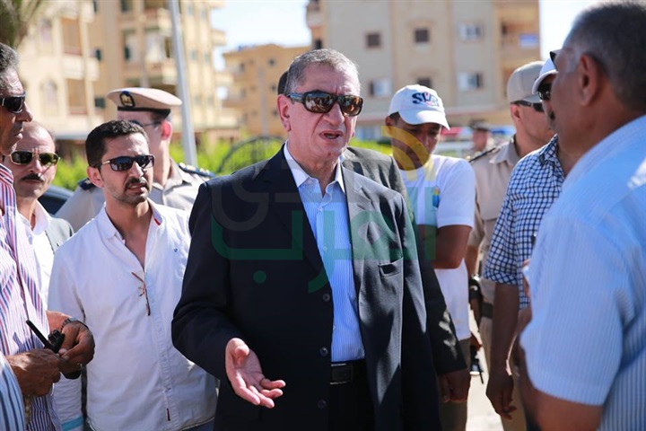 محافظ كفر الشيخ يطمئن على مستوى الخدمات بمصيف بلطيم...بالفيديو والصور