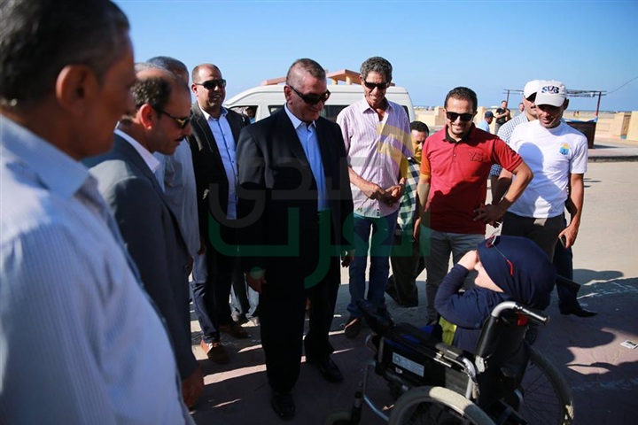 محافظ كفر الشيخ يطمئن على مستوى الخدمات بمصيف بلطيم...بالفيديو والصور