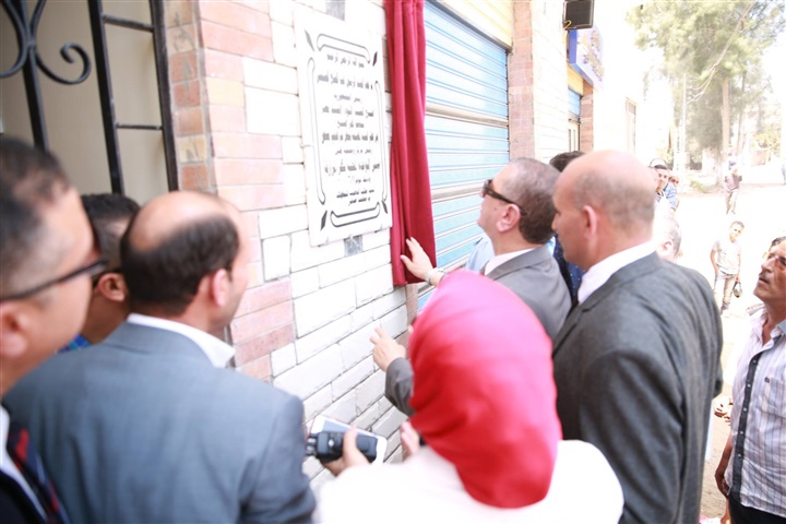 بالصور.. محافظ كفر الشيخ يفتتح الوحدة المحلية بكفر المرازقة بقلين 