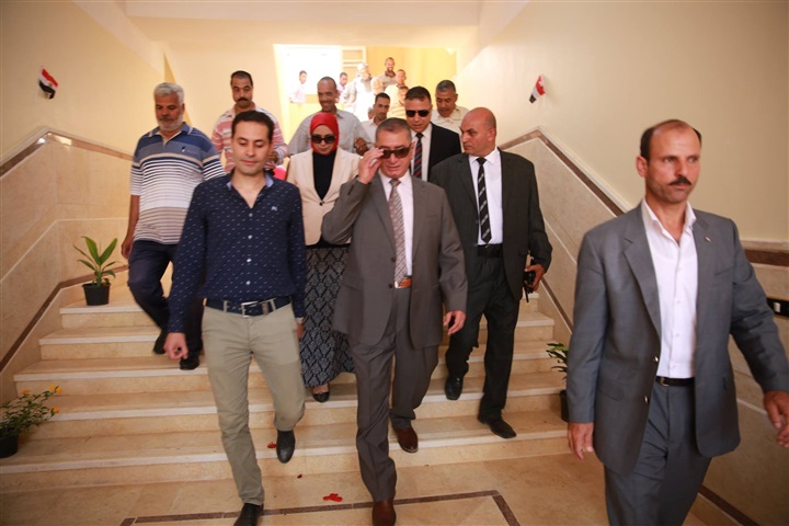 بالصور.. محافظ كفر الشيخ يفتتح الوحدة المحلية بكفر المرازقة بقلين 