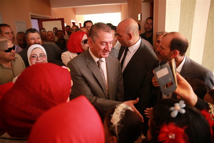 بالصور.. محافظ كفر الشيخ يفتتح مدرسة بقلين بتكلفة 4 مليون جنيه
