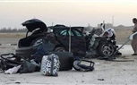 مصرعه شاب وزوجته ونجلته فى حادث تصادم بقليوب 