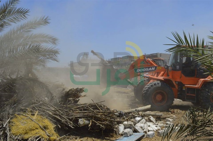 بدء تنفيذ الموجة العاشرة من استرداد أراضي الدولة بكفر الشيخ