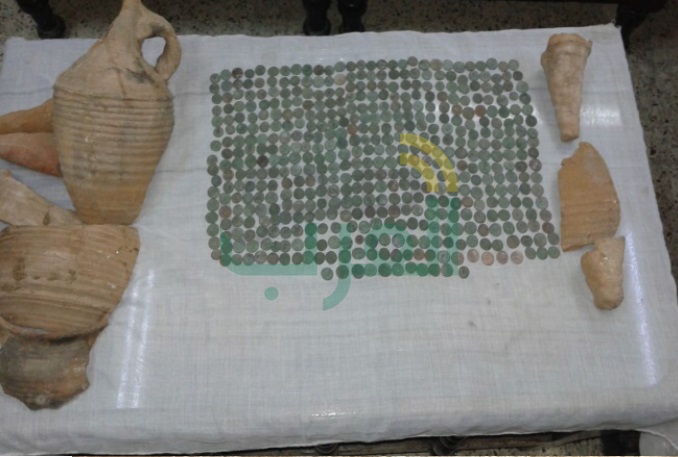 ضبط تشكيل عصابى توصلوا إلى منطقة تضم مخزون أثرى كبير بالمنيا