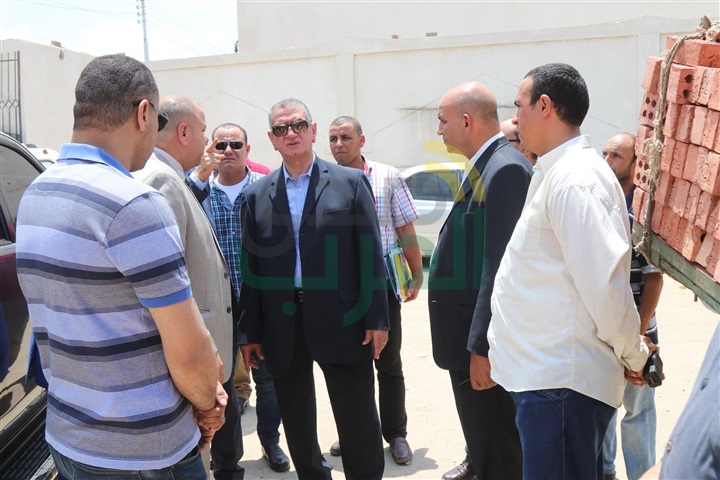 بالصور.. محافظ كفر الشيخ يتفقد إنشاء المطبعة المركزية وأكشاك جهاز تنمية الخدمات