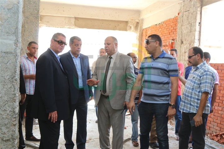 بالصور.. محافظ كفر الشيخ يتفقد إنشاء المطبعة المركزية وأكشاك جهاز تنمية الخدمات