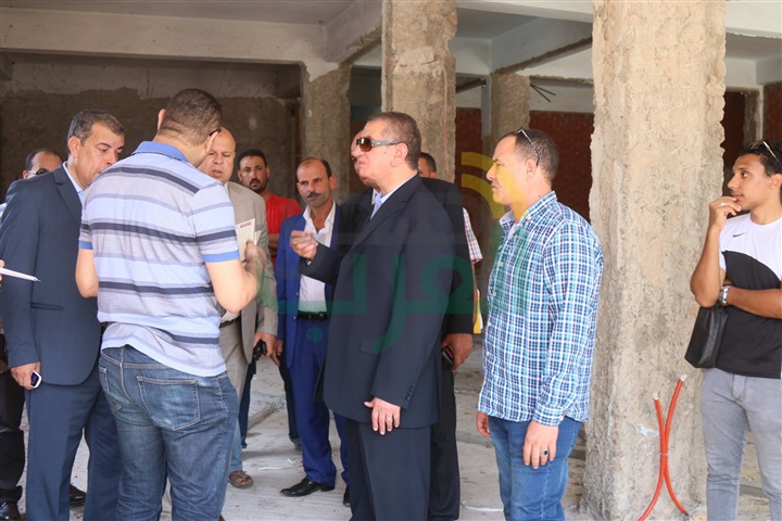 بالصور.. محافظ كفر الشيخ يتفقد إنشاء المطبعة المركزية وأكشاك جهاز تنمية الخدمات