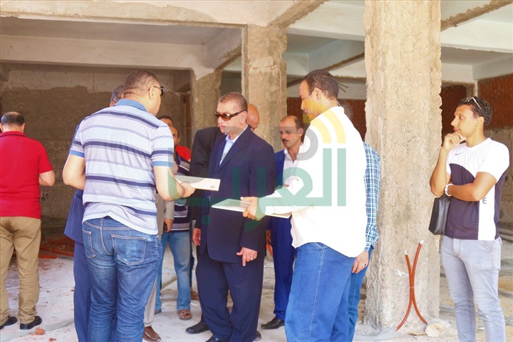 بالصور.. محافظ كفر الشيخ يتفقد إنشاء المطبعة المركزية وأكشاك جهاز تنمية الخدمات
