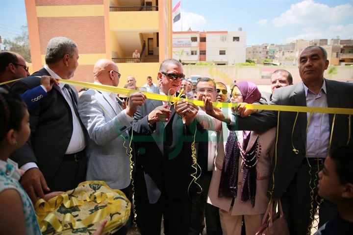 بالصور.. محافظ كفرالشيخ يفتتح مدرسة المعداوى الإبتدائية الجديدة ببيلا