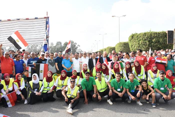 إنطلاق فاعليات مارثون " يلا نجري " بمدينة العاشر من رمضان بحضور وزير الشباب والرياضة و 2000 شاب وفتاه 