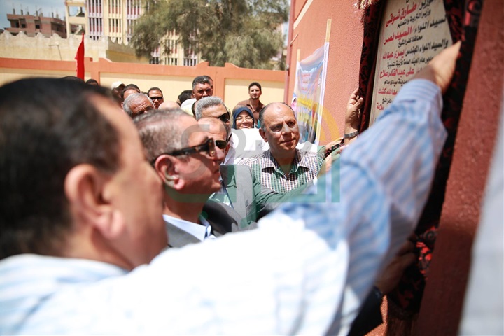 بالصور.. محافظ كفر الشيخ يفتتح مدرسة عمر المختار الابتدائية بسيدى سالم بتكلفة 10 مليون جنيه