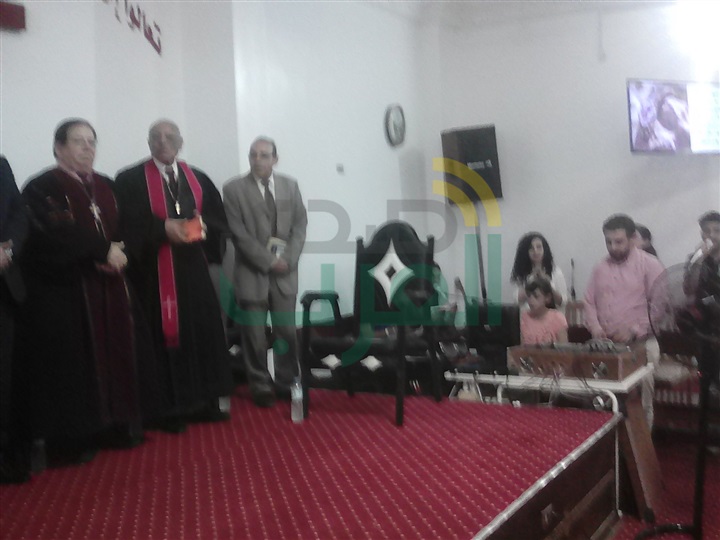 بالصور.. رئيس الطائفة الإنجيلية ومدير أمن كفر الشيخ يشهدان حفل تنصيب راعي كنسية دسوق