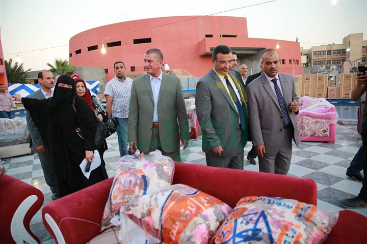 بالصور..توزيع أجهزة كهربائية علي 104 عرائس بكفر الشيخ