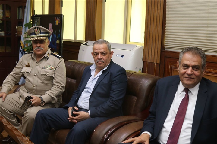 بالصور.. محافظ كفر الشيخ يستقبل مساعدي وزير الداخلية لإفتتاح وحدة مرور فوة بتكلفة 10 مليون جنيه