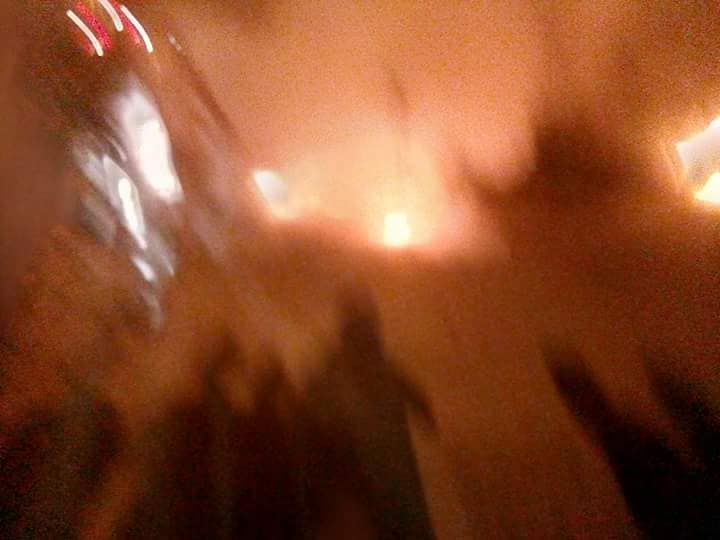 بالصور.. مصرع شخص إثر اشتعال النيران بتروسيكل يقوده في حادث تصادم بكفر الشيخ