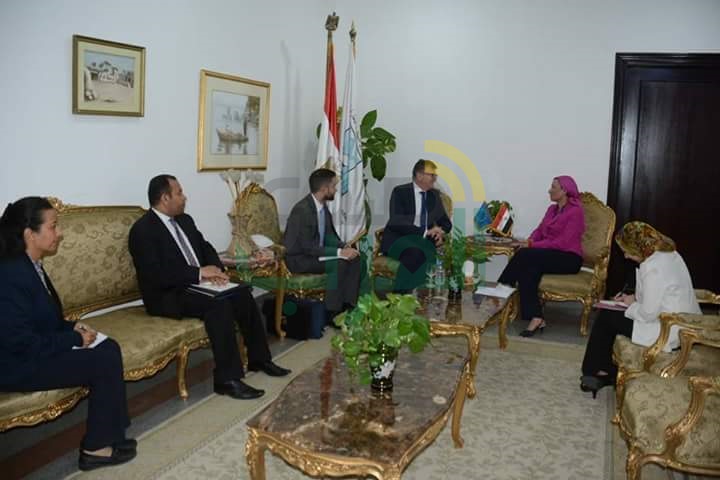 وزيرة البيئة تناقش مع مفوض الاتحاد الأوروبي سبل التعاون المشترك وزيرة البيئة تناقش مع مفوض الاتحاد الأوروبي سبل التعاون المشترك