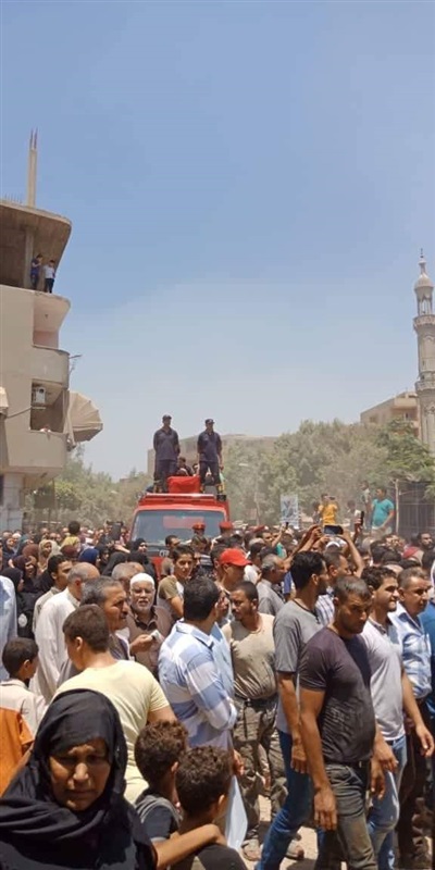 شييع جنازة شهيد العملية الشاملة بسيناء بمسقط رأسه فى الخانكة 