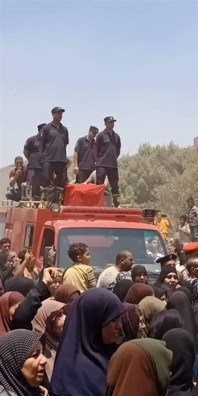 شييع جنازة شهيد العملية الشاملة بسيناء بمسقط رأسه فى الخانكة 