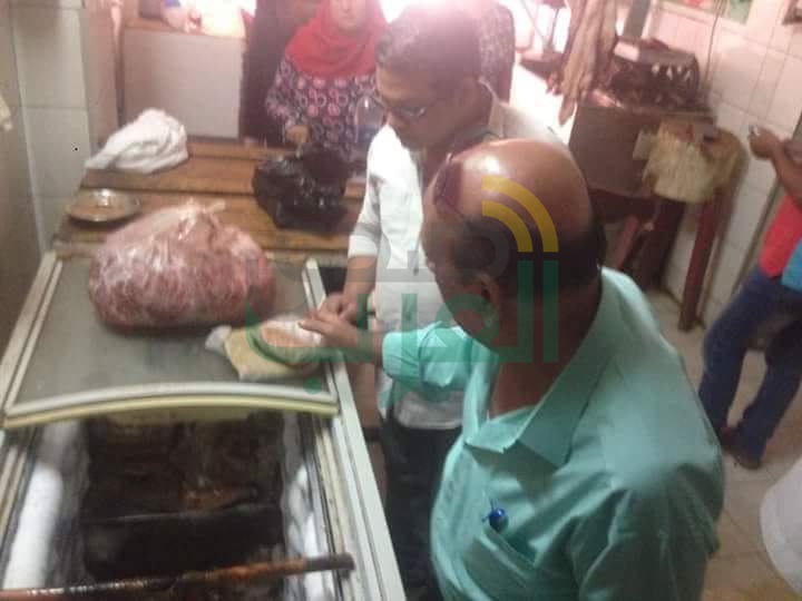 ضبط 60 كيلو لحوم ودواجن فاسدة فى شبرا الخيمة 