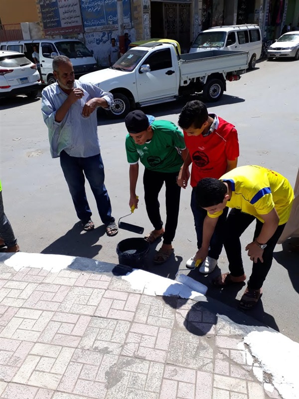 بالصور.. "مستقبل وطن" بكفر الشيخ يشارك في أعمال التجميل بمدينة الرياض 