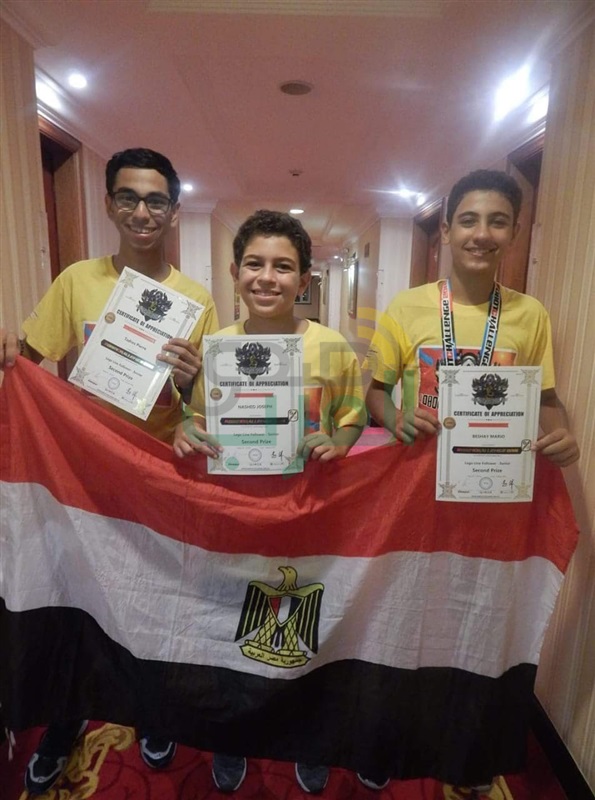 مصر تفوز بالمركز الثالث بمسابقة الروبوت العالمية