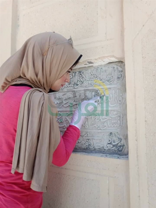 بالصور.. مدير عام أثار الأسكندرية يتابع تنفيذ أعمال ترميم مسجد "أنجى هانم" تمهيدًا لافتتاحه