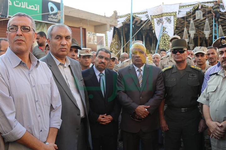 شاهد..جنازة شهيد سيناء تتحول إلي مظاهرة ضد الإرهاب بكفر الشيخ