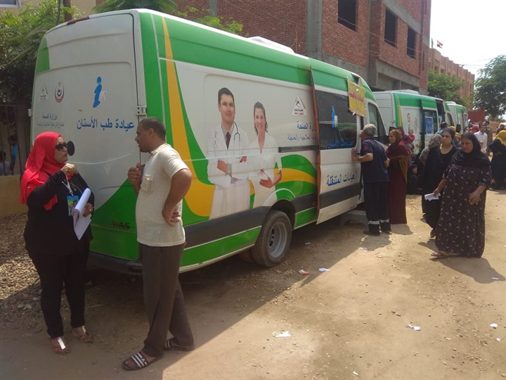 قافلة مائية وطبية بقرية بلتان مركز طوخ