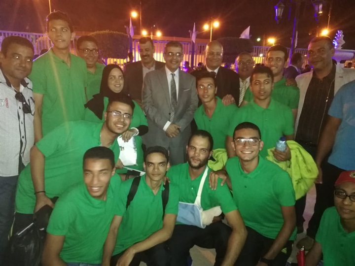 رئيس جامعة بنها يشارك في افتتاح أسبوع شباب المدن الجامعية الخامس