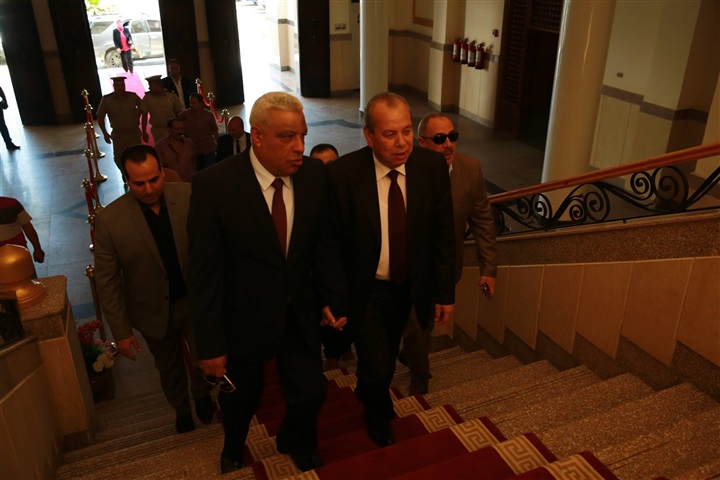 بالصور.. محافظ كفر الشيخ ومدير الأمن يبحثان عدد من الملفات الأمنية 