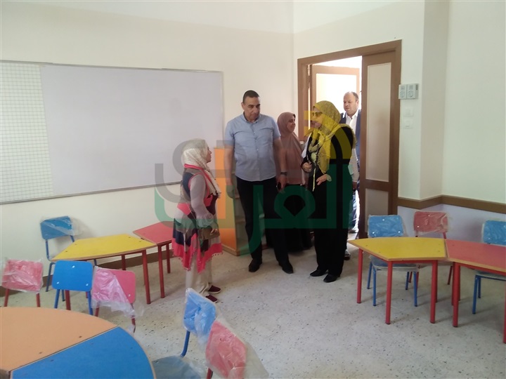 بالصور...سكرتير مساعد كفر الشيخ يفاجئ عدد من المدارس للتأكد من جاهزيتها