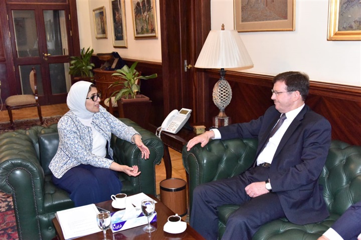 وزيرة الصحة تبحث مع نظيرها الأردنى تعزيز سبل التعاون فى مجالي الصحة والدواء وزيرة الصحة تبحث مع نظيرها الأردنى تعزيز سبل التعاون فى مجالي الصحة والدواء