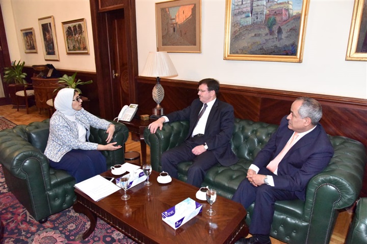 وزيرة الصحة تبحث مع نظيرها الأردنى تعزيز سبل التعاون فى مجالي الصحة والدواء وزيرة الصحة تبحث مع نظيرها الأردنى تعزيز سبل التعاون فى مجالي الصحة والدواء