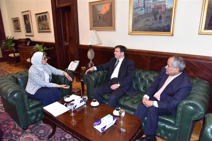وزيرة الصحة تبحث مع نظيرها الأردنى تعزيز سبل التعاون فى مجالي الصحة والدواء وزيرة الصحة تبحث مع نظيرها الأردنى تعزيز سبل التعاون فى مجالي الصحة والدواء