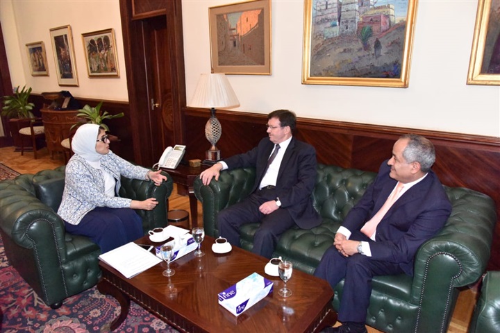 وزيرة الصحة تبحث مع نظيرها الأردنى تعزيز سبل التعاون فى مجالي الصحة والدواء وزيرة الصحة تبحث مع نظيرها الأردنى تعزيز سبل التعاون فى مجالي الصحة والدواء